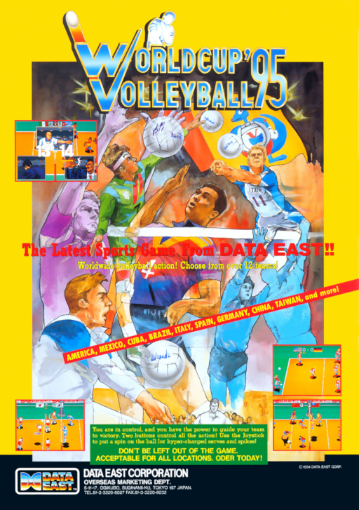 World Cup Volley '95 (Asia v1.0) Arcade Game Cover